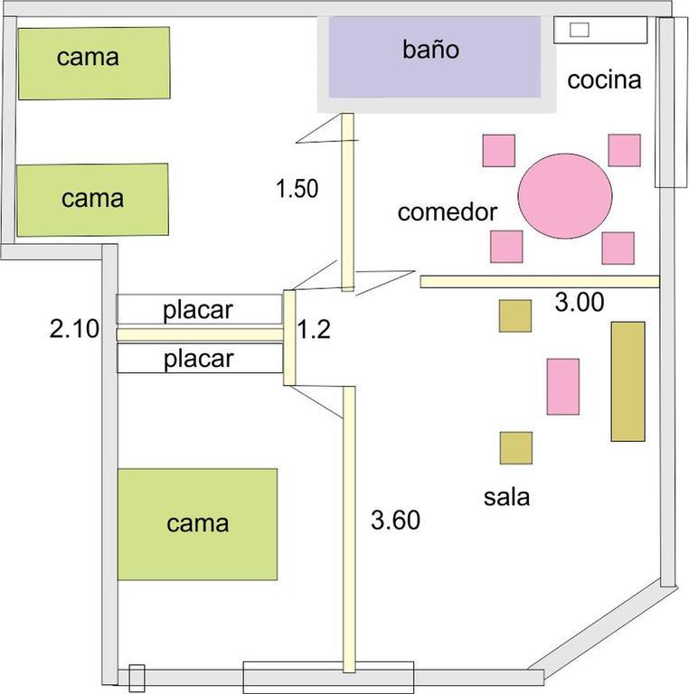 Apart 1452 Apartment Fray Bentos Bagian luar foto